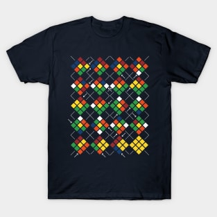 Rubiks Clues Argyle T-Shirt